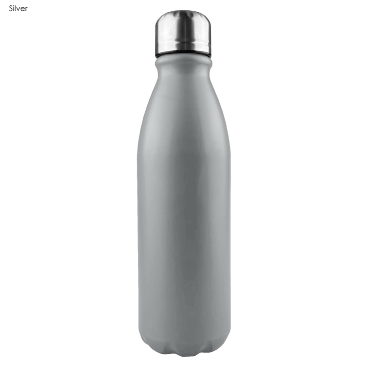 Komo Shiny Aluminium Drink Bottle Single Wall 23