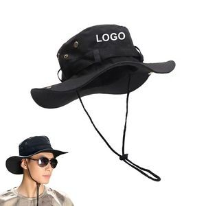 Sun Protection Wide Brim Bucket Hat 5