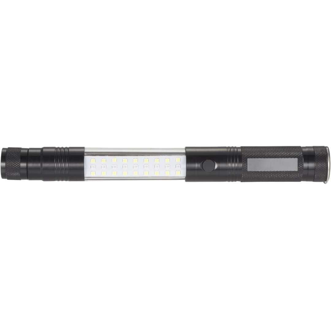 Telescopic Magnetic COB LED Flashlight w/Sidelight 44