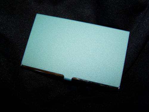 *CLOSEOUT* Impella Light Green Business Card Case