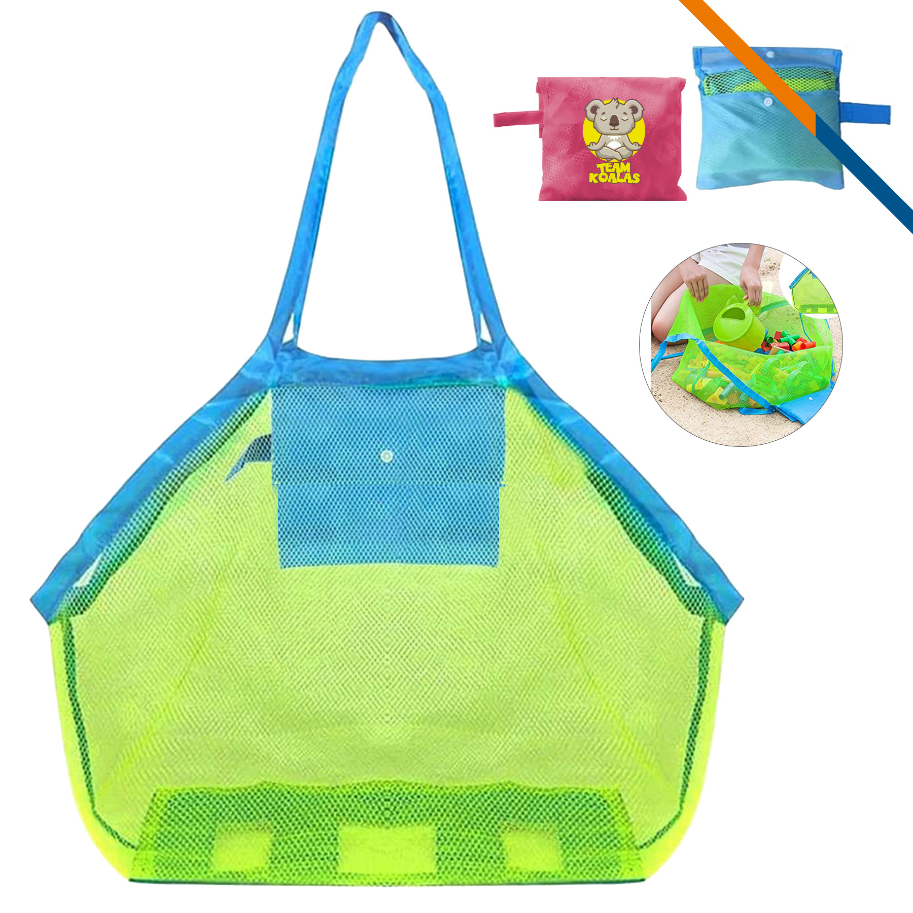 Skyscraper Mesh Beach Bag 18