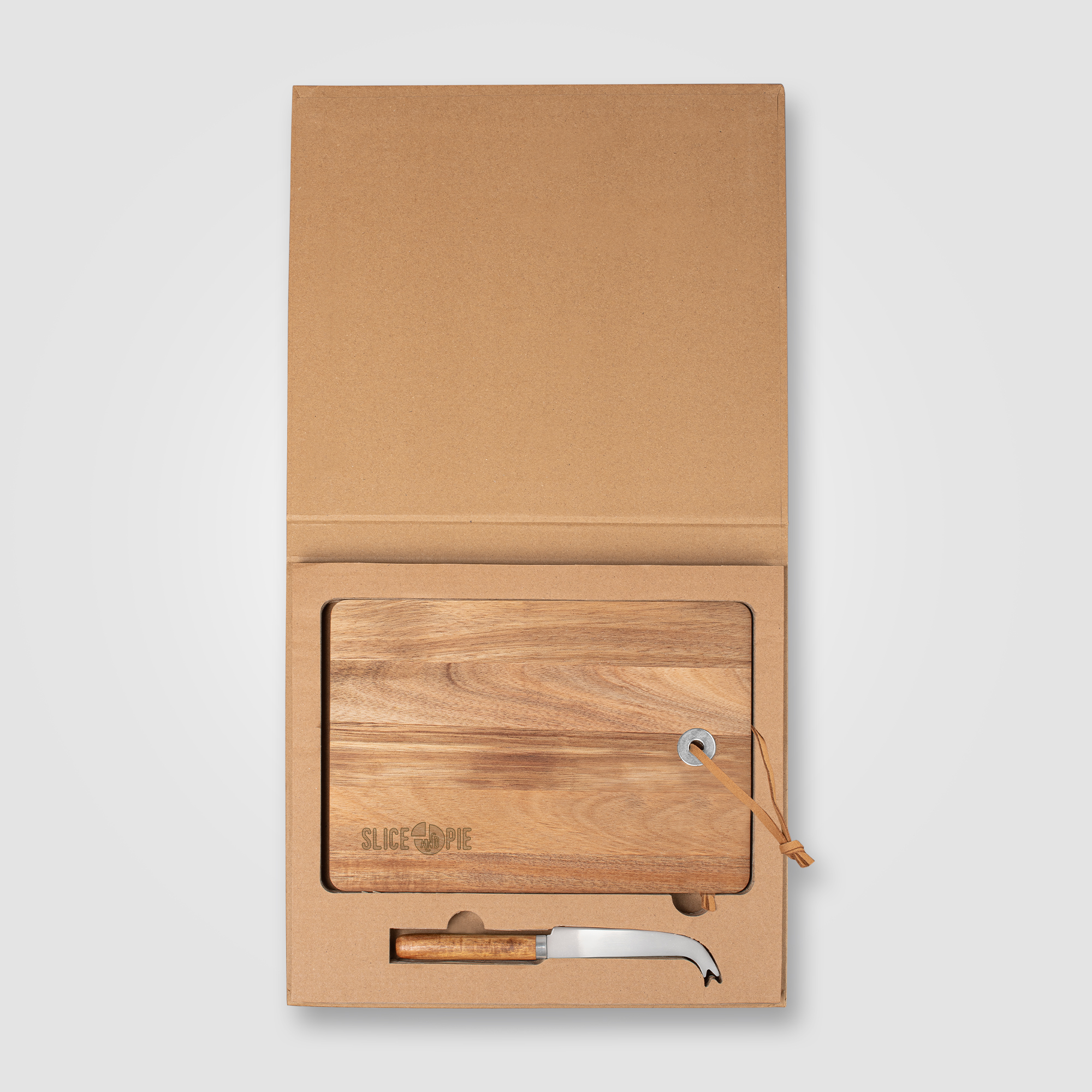 Mysa FSC Wood Hanging Cheese Knife & Board – 9.45 x 6.69 x 0.59 in