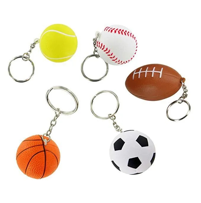 Round Stress Ball Keyring 2