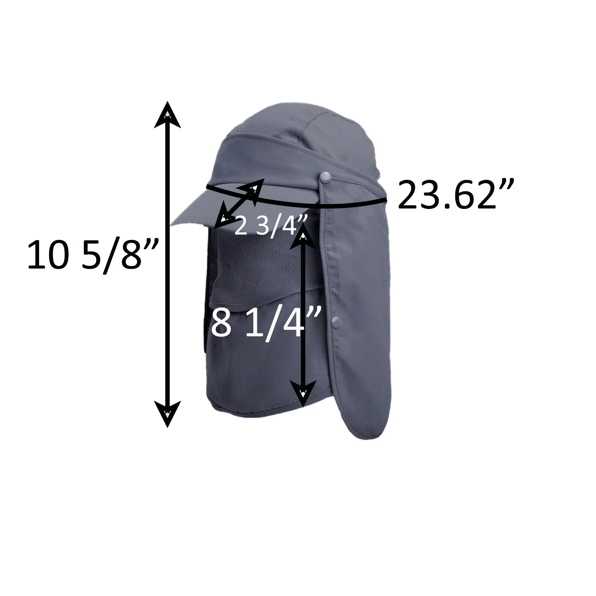 Side Border Light Sunscreen Fishing Hat 3