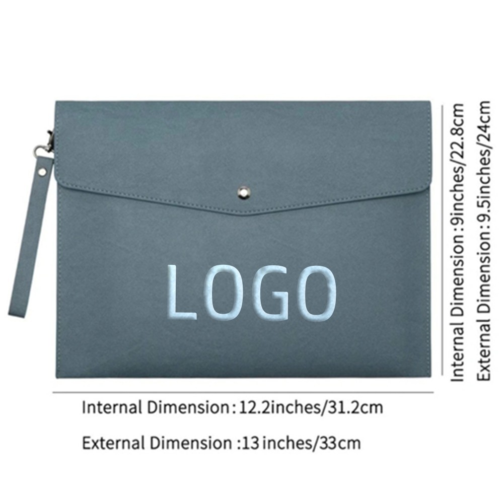 Leather Document Bag Tablet Pouch