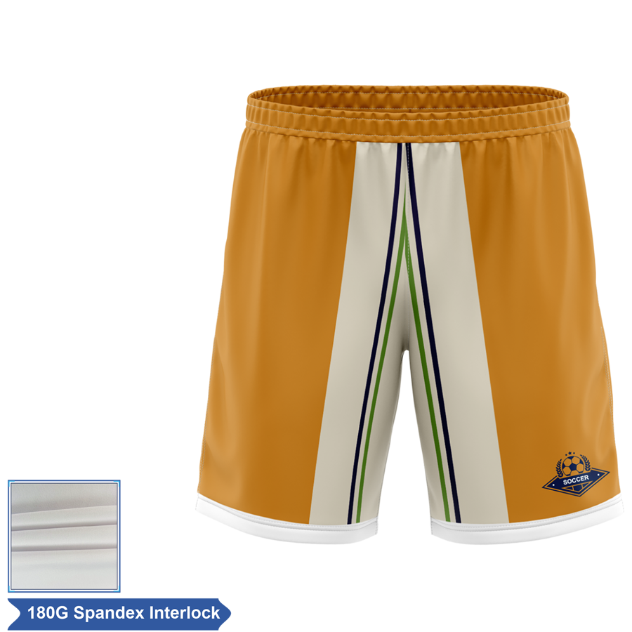 Men's and Kids' Sublimation Soccer Shorts - 180G Spandex 2