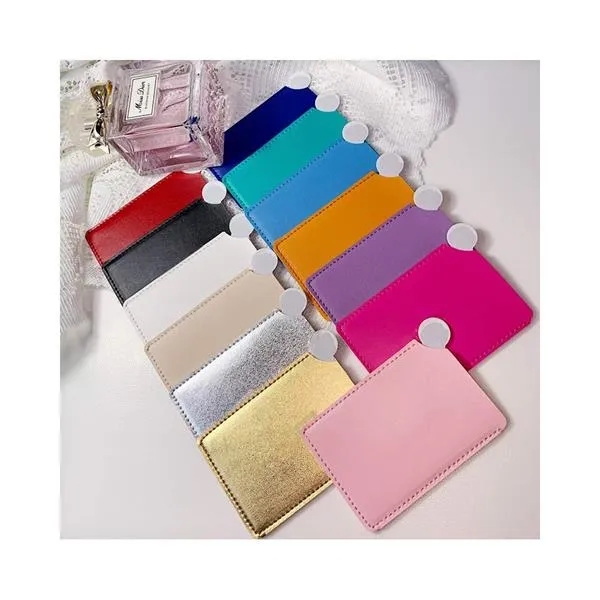 Compact Pocket Mirror PU case 2