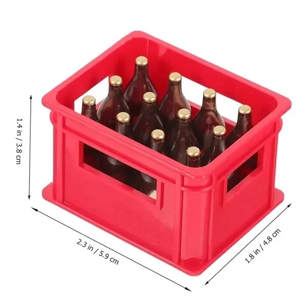 Wooden Beverage Crate Bottle Opener with Magnetic Shape 2