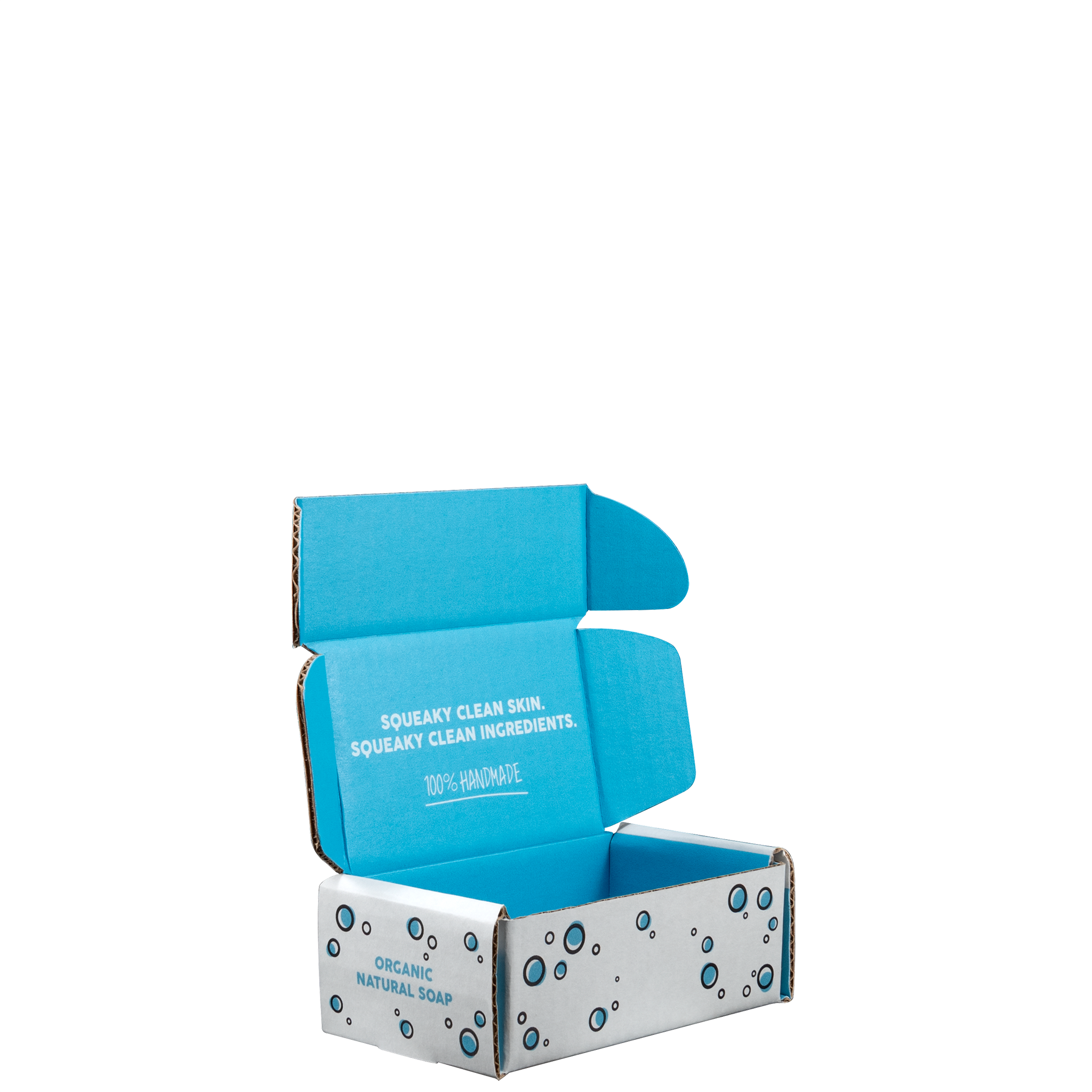 Mailing Box, B-Flute5" x 3" x 2" - White - A - 030 sq in 2