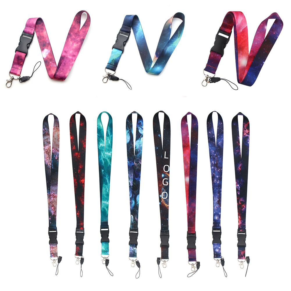 Colorful Starry Sky Phone Lanyard