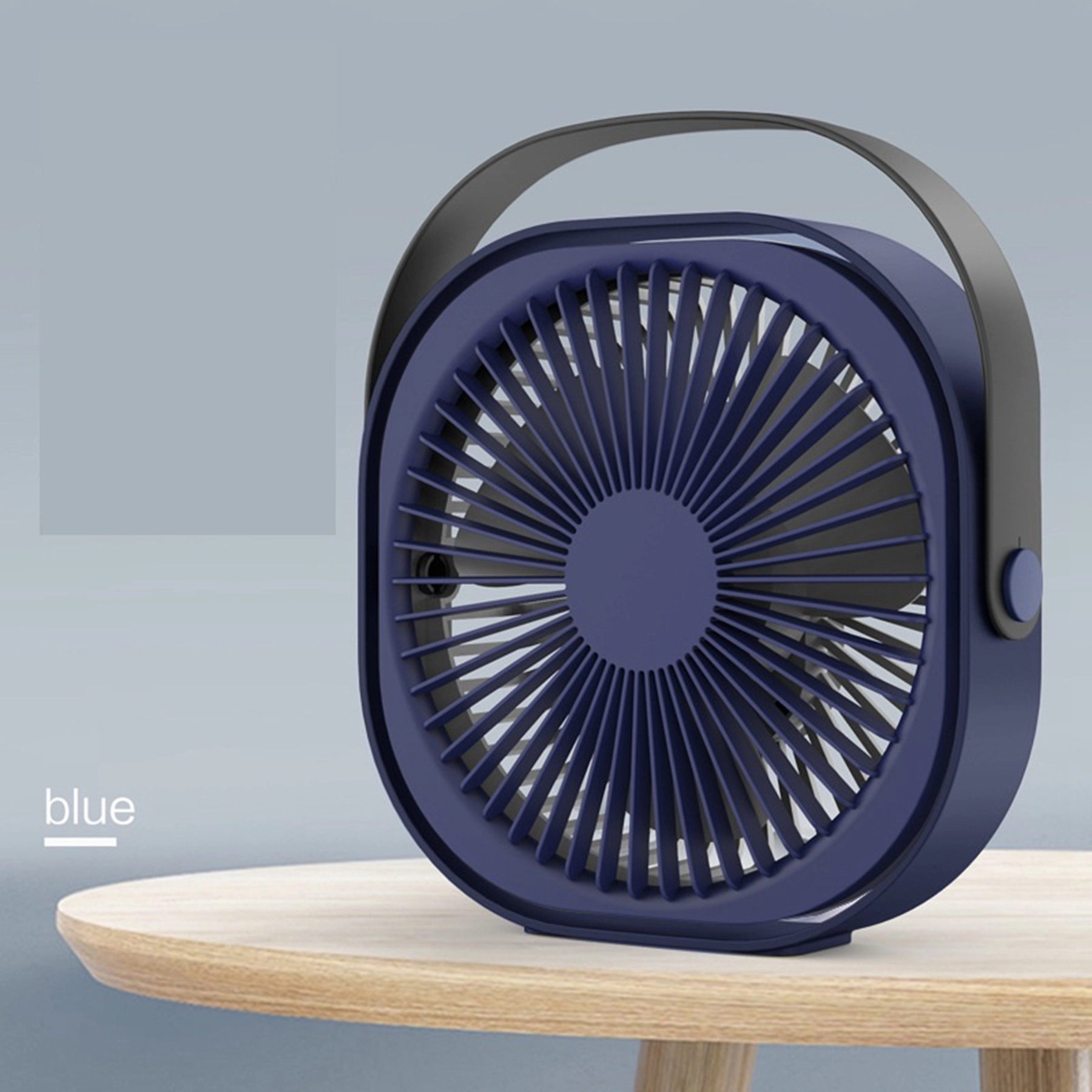 1500 mAh Rechargeable Desktop Rotating Fan 4