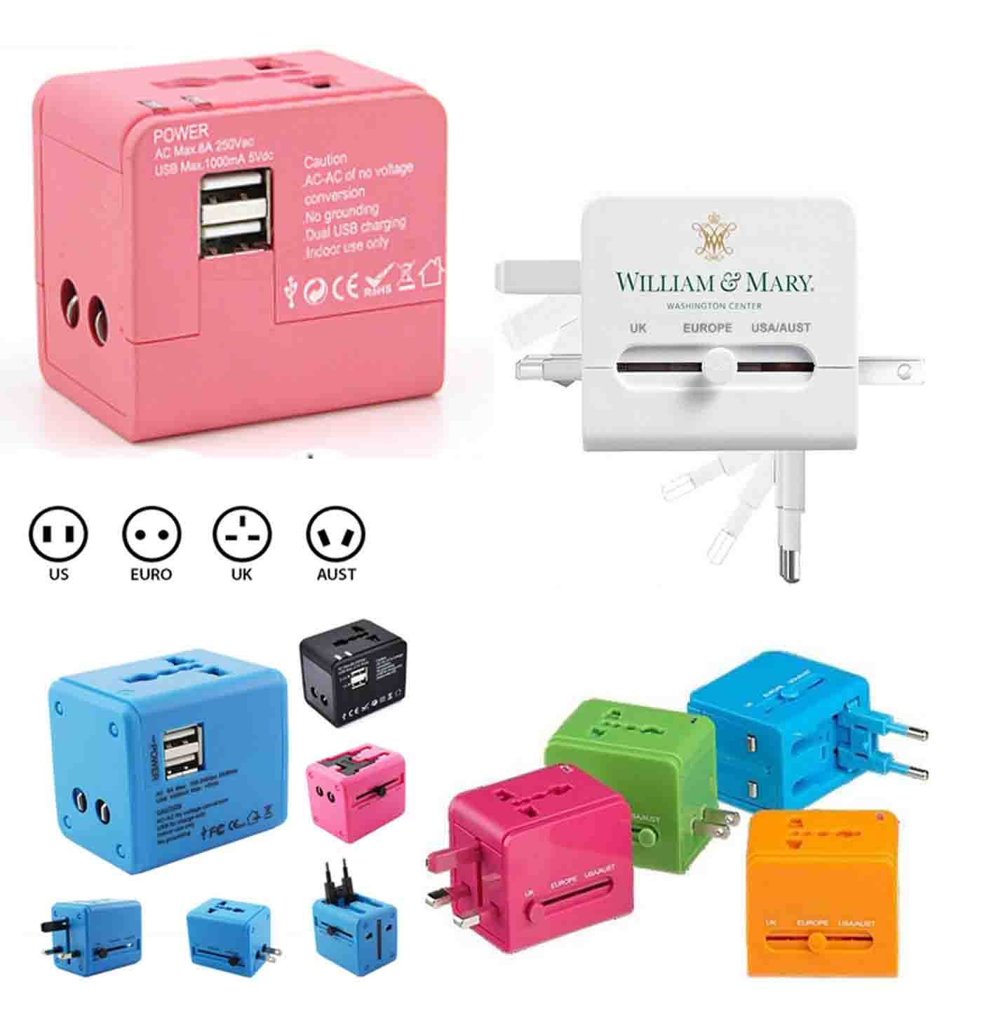 iBank ® Universal Travel Adapter, International Power Adapter 3