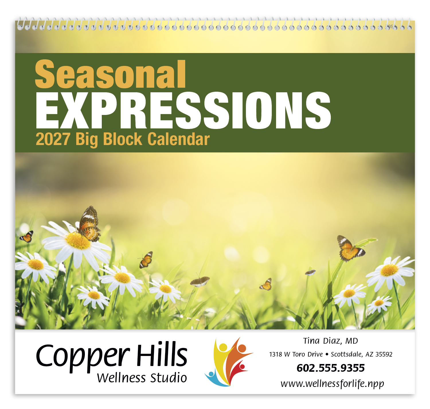 Good Value™ Seasonal Expressions Big Block Calendar 34