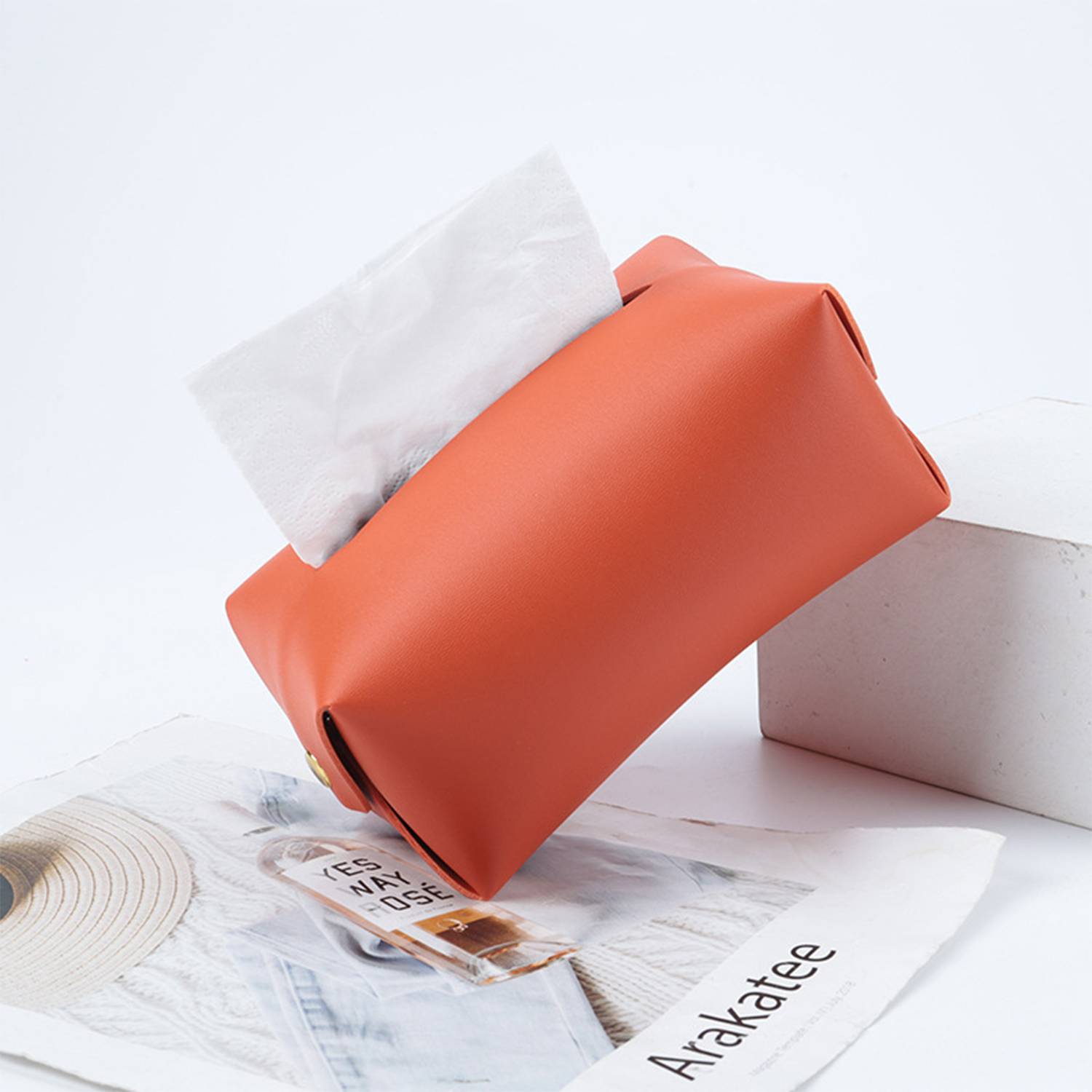 Leather Simple Paper Box 5