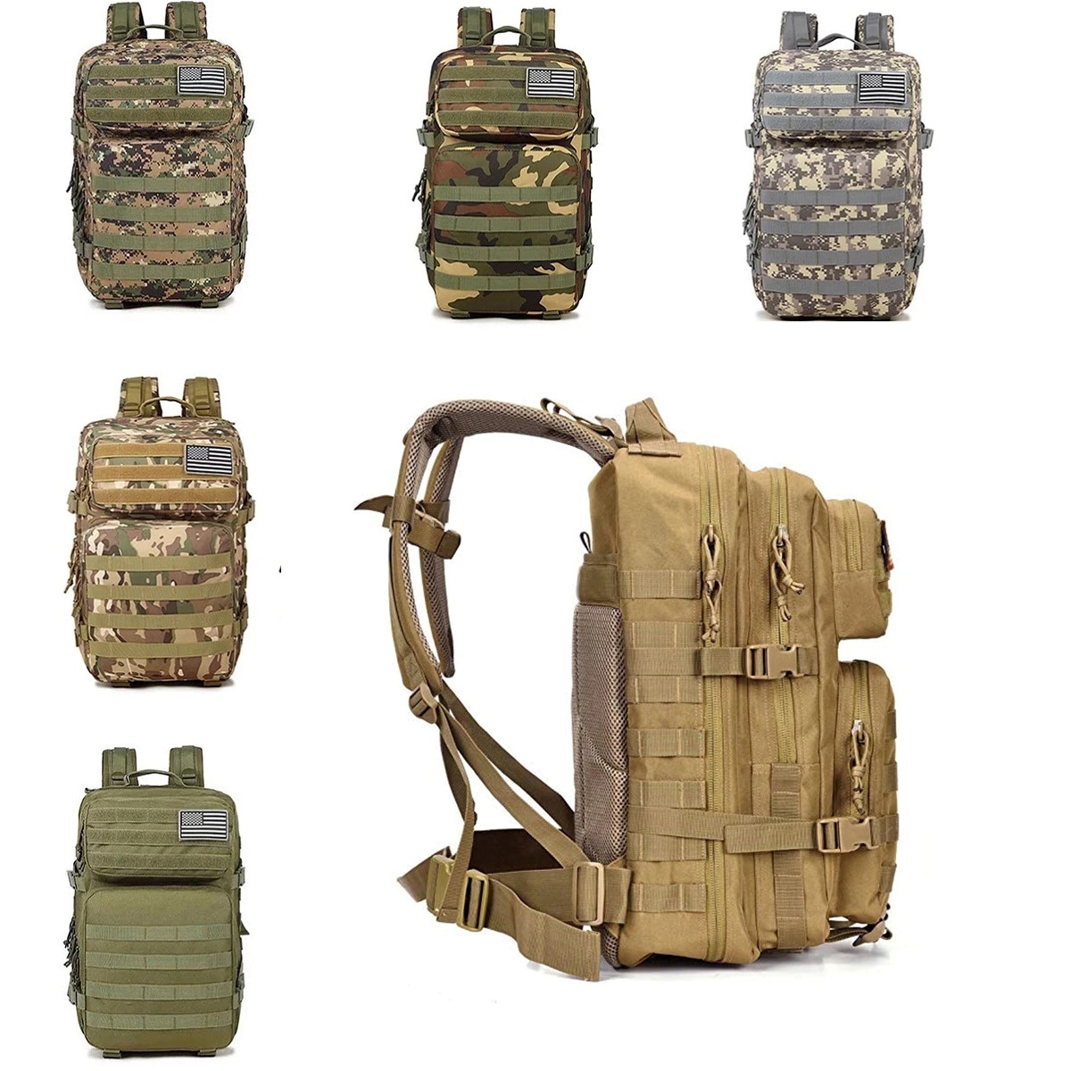 Multifunctional Large Capacity Camouflage Sports Backpack 3