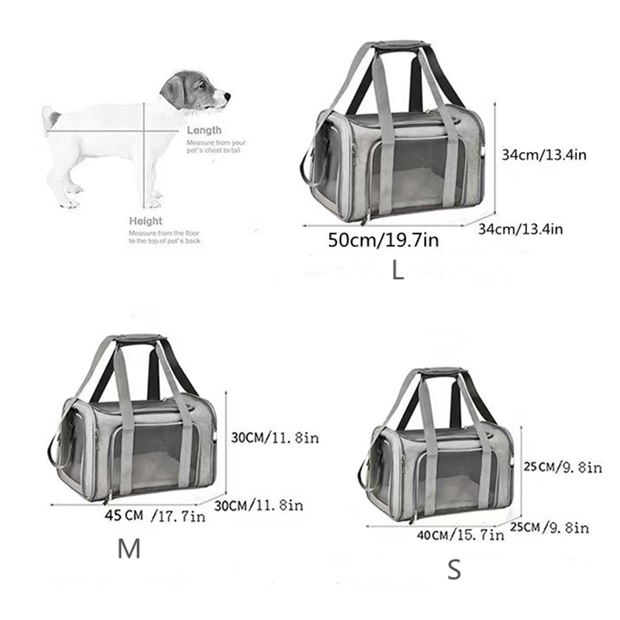 Pet Carrier With Handles For Dog Or Cat 4