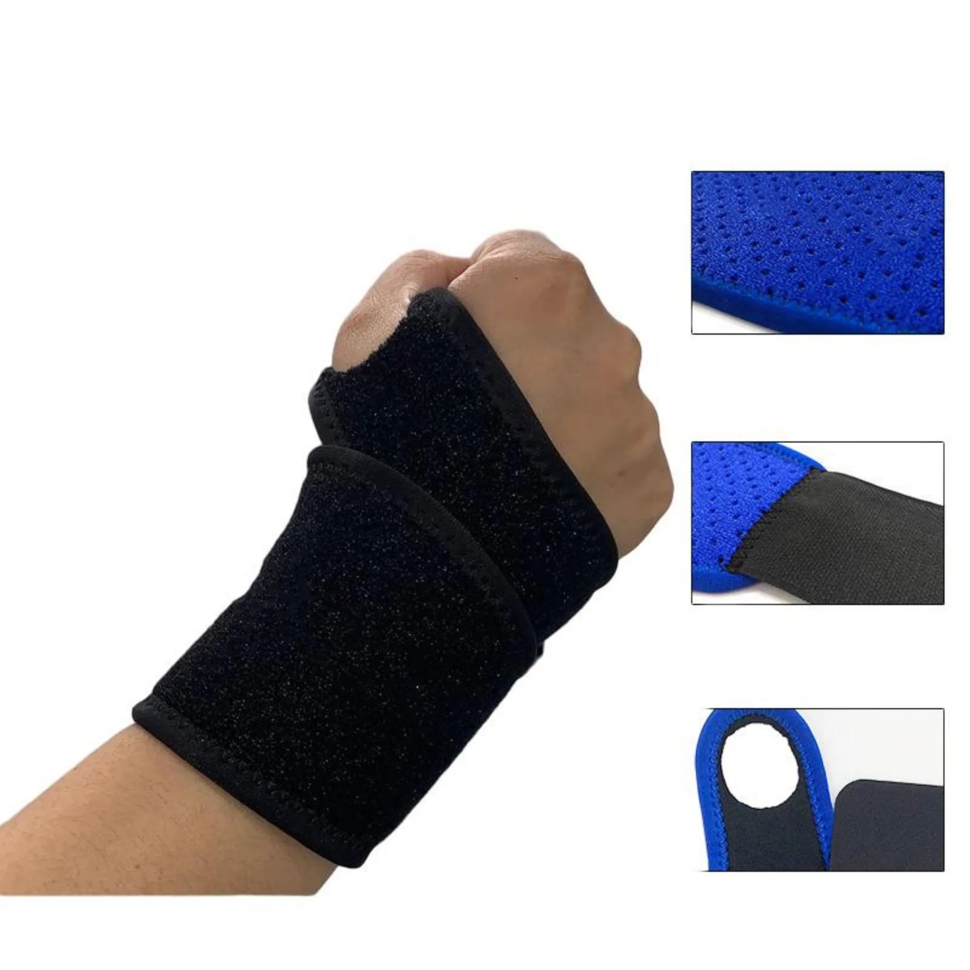 Sports & Fitness Wrap Around Wristband MOQ 100PCS 3