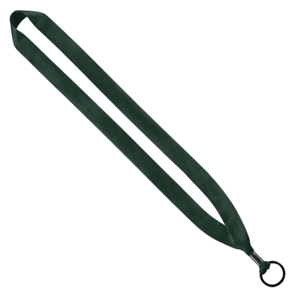 3/4" Polyester Lanyard with Metal Crimp & Split-Ring 2