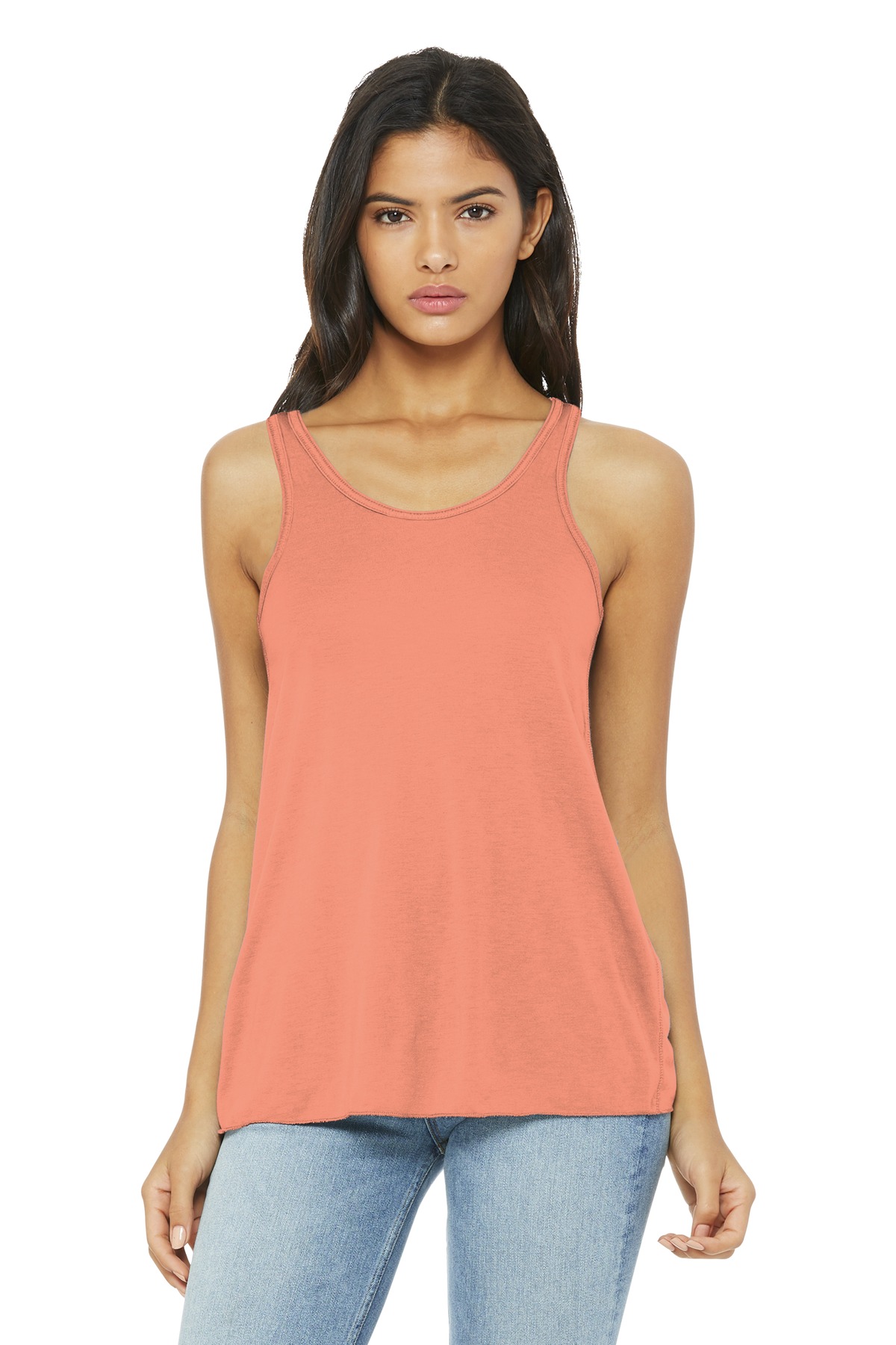 BELLA+CANVAS Women's Flowy Racerback Tank. BC8800 103