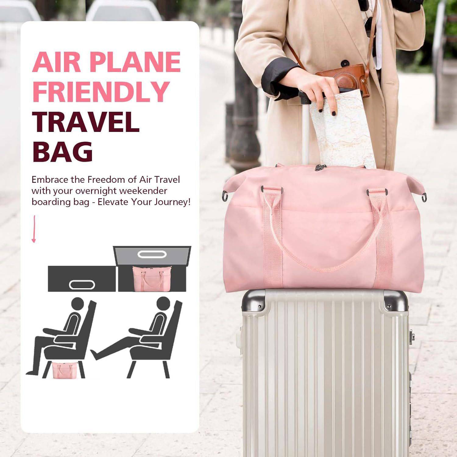 Large Capacity Canvas Travel Tote Bag 9