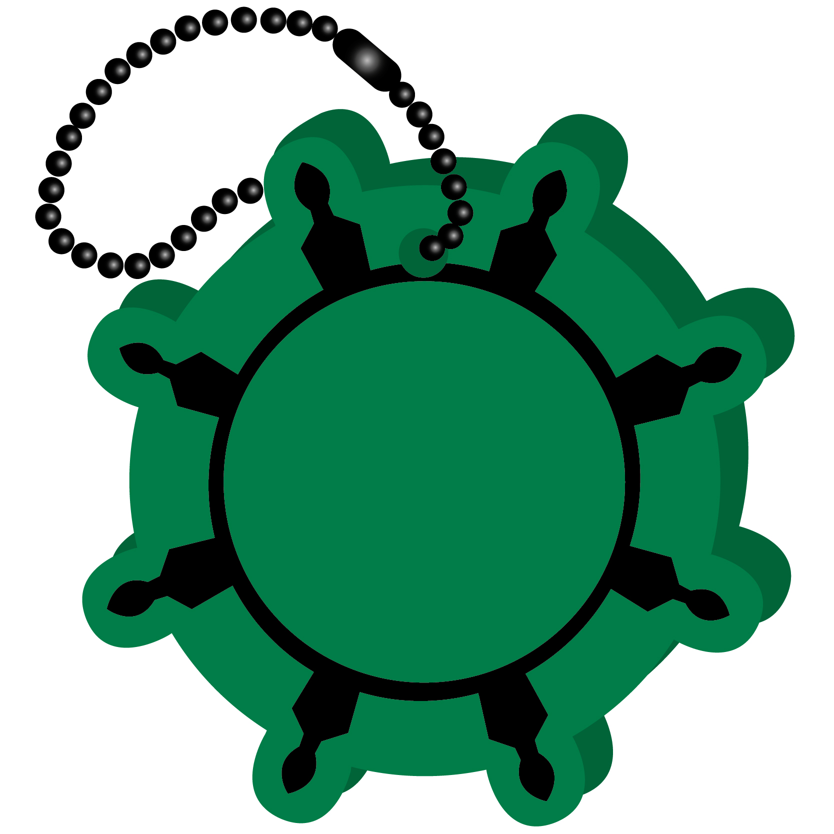 Ships Wheel Key Tag 5