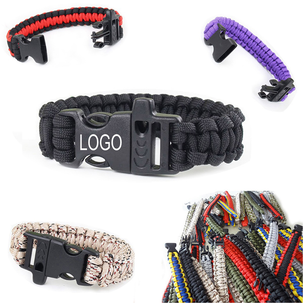 Paracord Survival Bracelet with Whistle 2