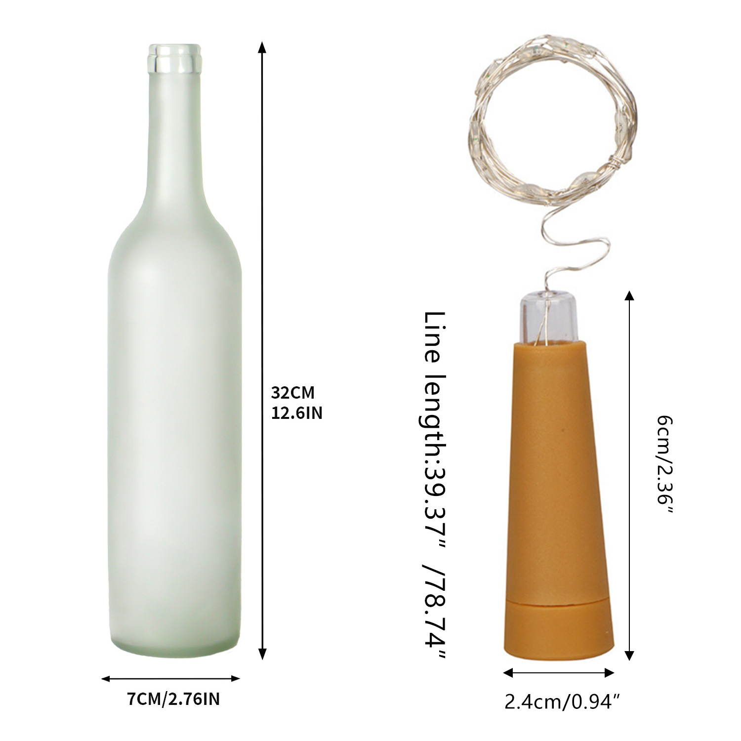 Wine Bottle Light Decor Gift 1