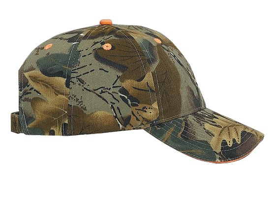 OTTO CAP® Camouflage 6 Panel Low Profile Baseball Cap 3