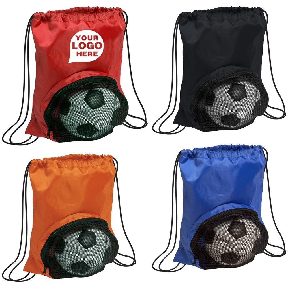 Drawstring Bag with Mesh Net - Sackpack 3