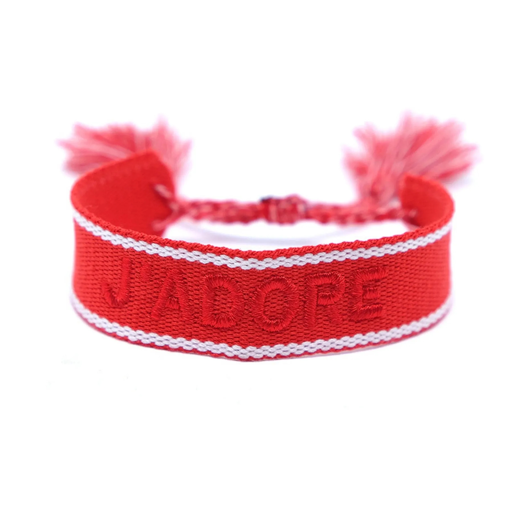 Woven Embroidery Tassel Bracelet 13