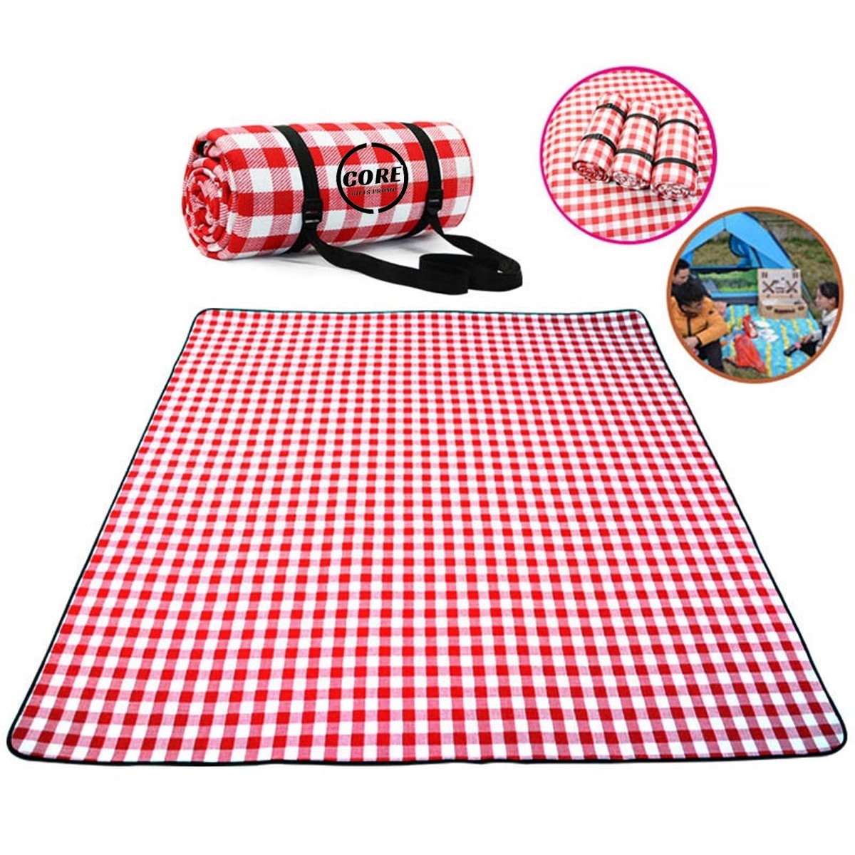 Dual Layers Waterproof Picnic & Beach Blanket 2