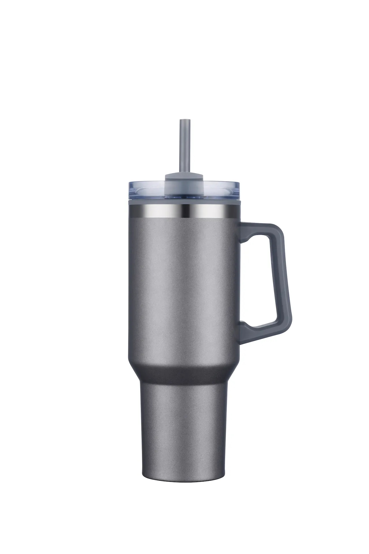 40oz Insulated Travel Mug w/ Handle and Straw