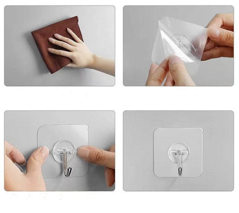 Transparent Seamless Coat Hooks 10