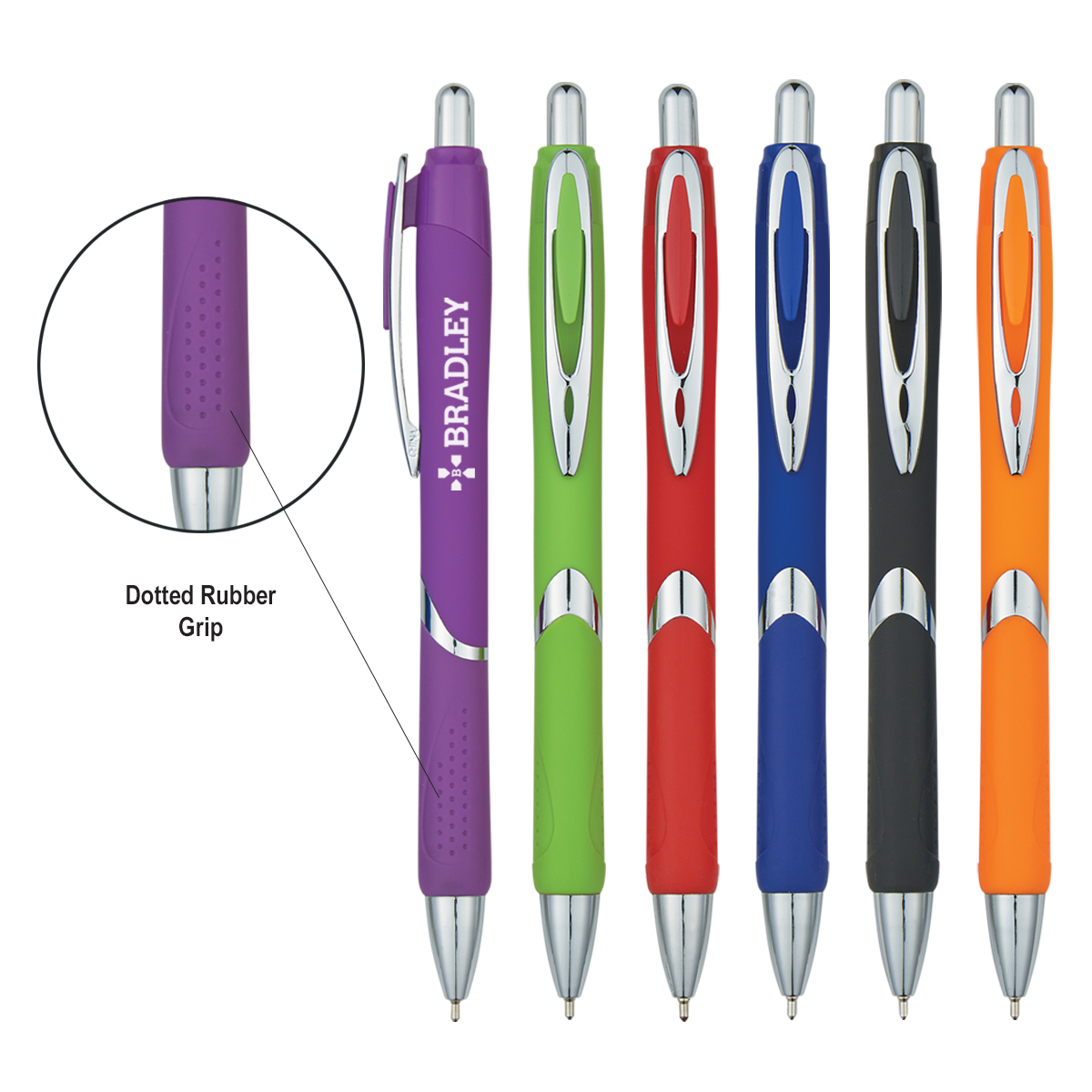 Dotted Grip Sleek Write Pen 21