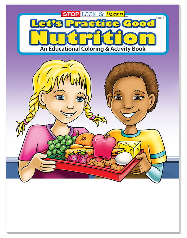 COLORING BOOK - Let's Practice Good Nutrition Coloring & Activity Book 3