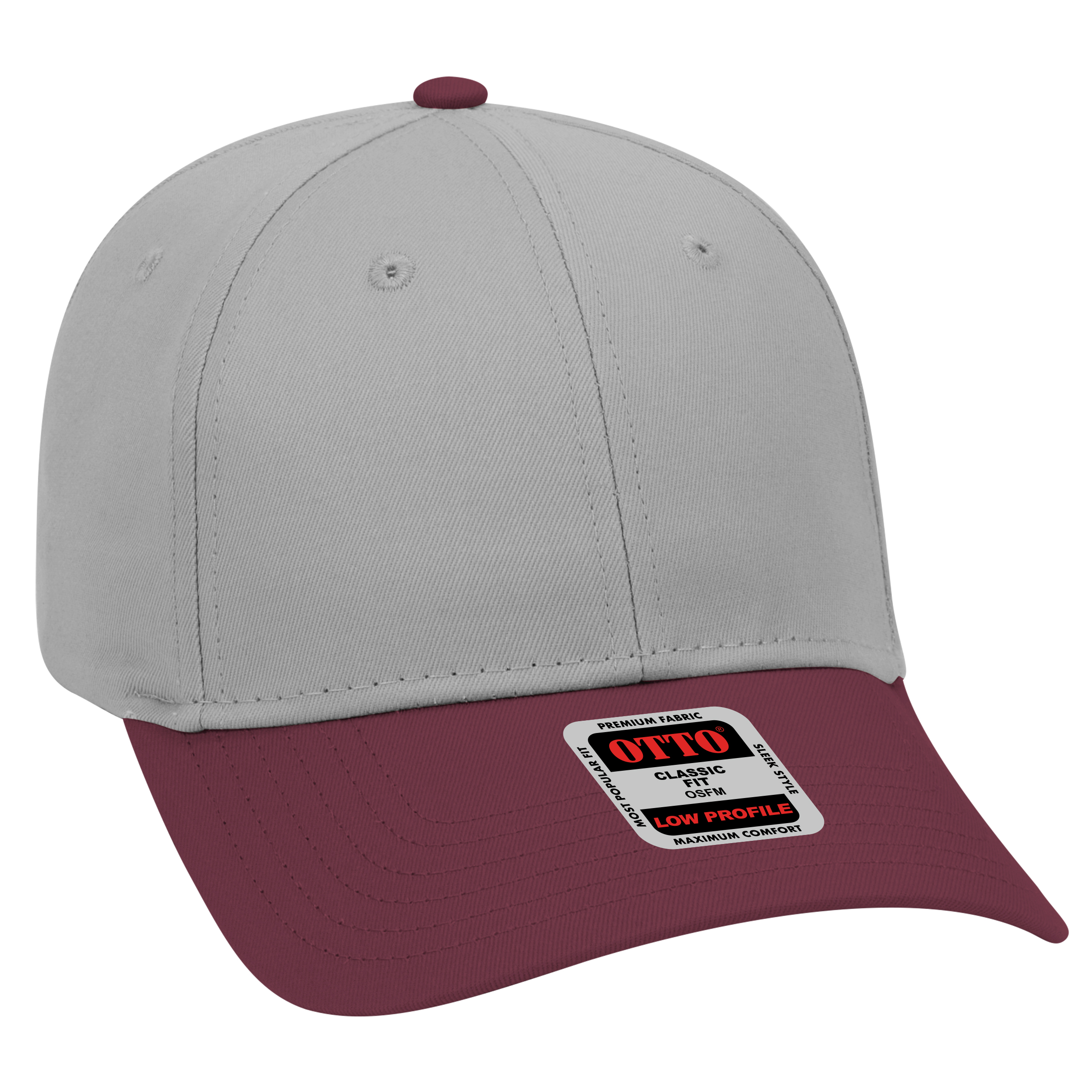 OTTO CAP® 6 Panel Low Profile Baseball Cap 6