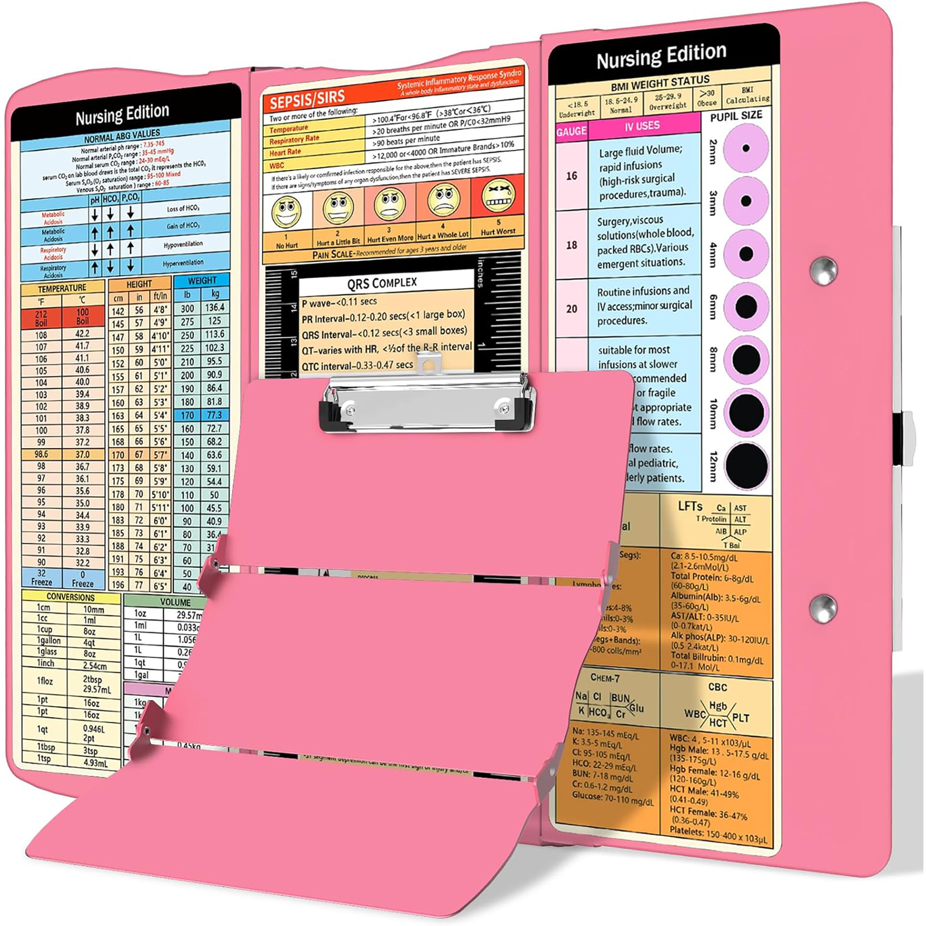 Aluminum 3 Layers Foldable Clipboard 3