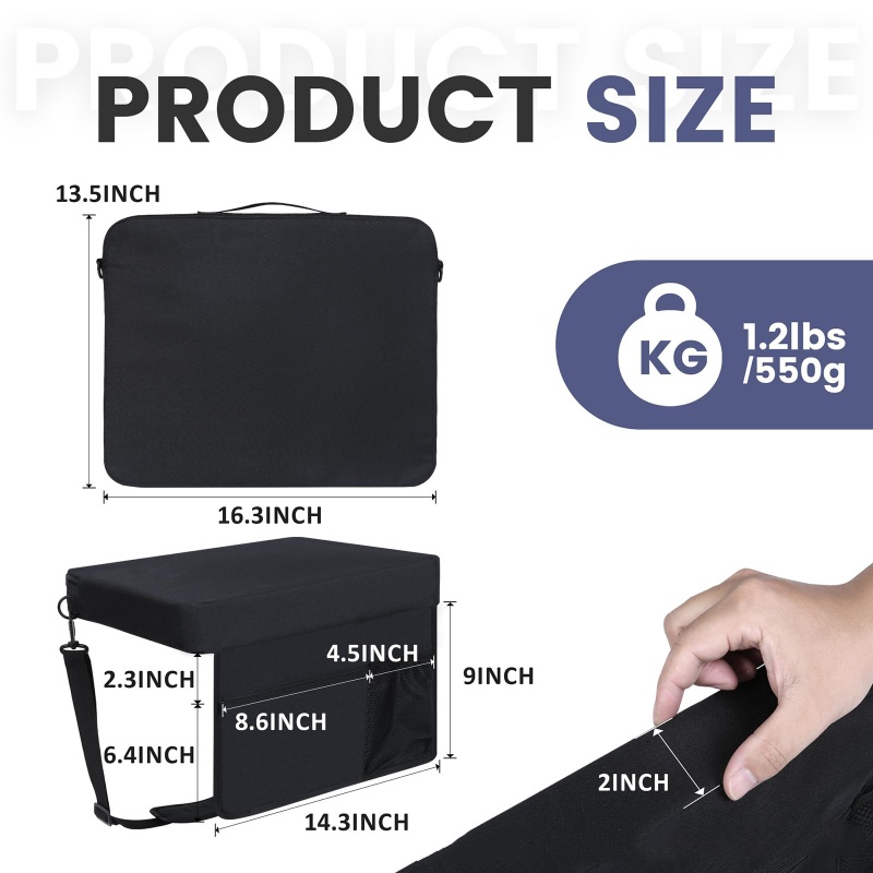 Portable Adjustable Stadium Seat Cushion 3