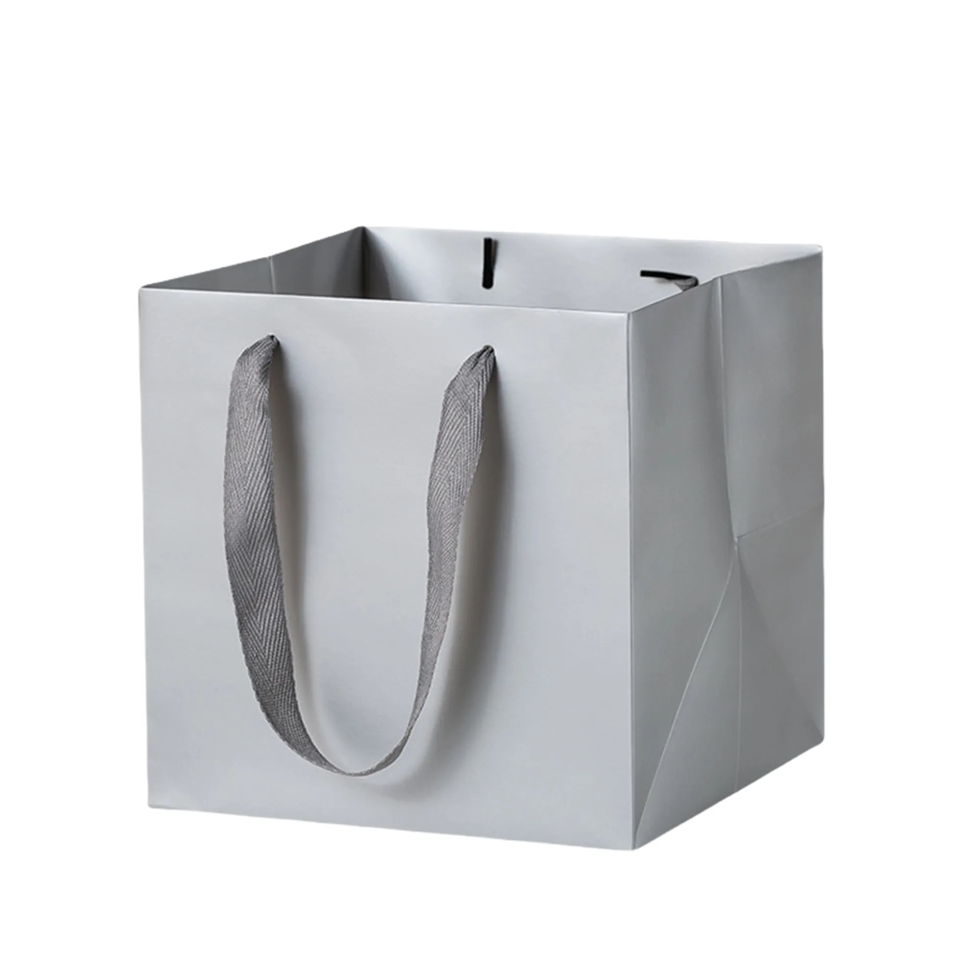 Durable Square Kraft Paper Gift Tote Bag 4