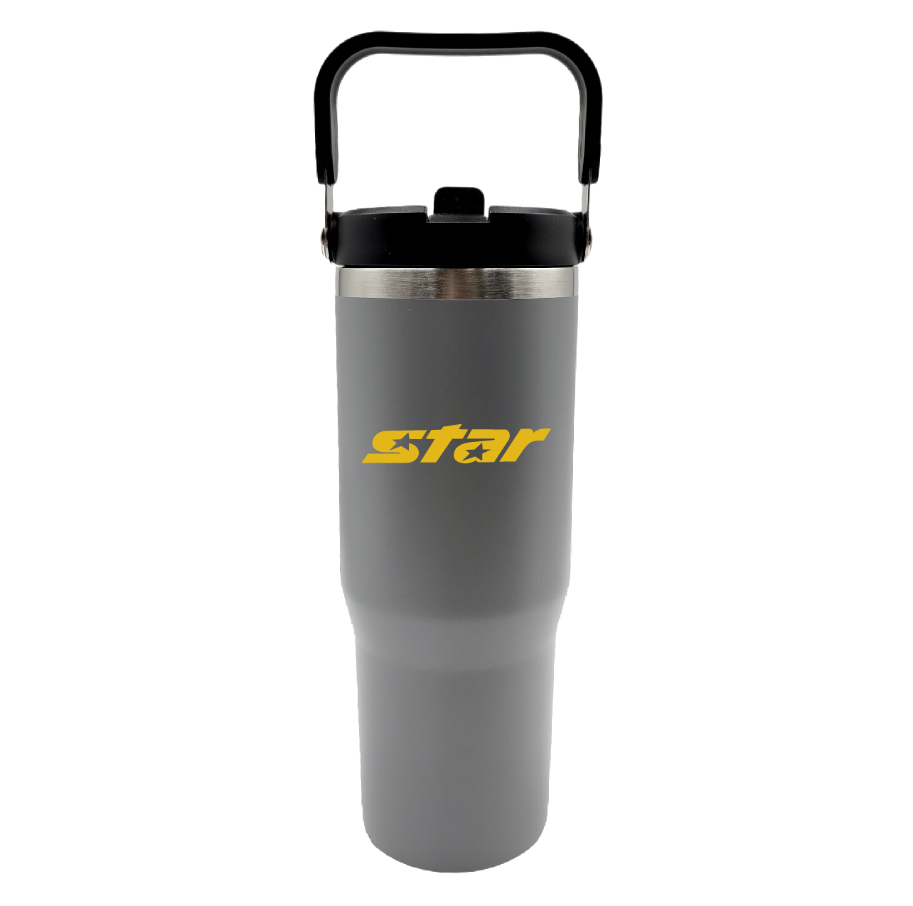 30 oz Stainless Steel Insulated Mug with Handle and Built-In Straw 5