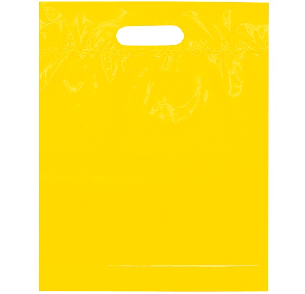 Die Cut Handle Bag - 12W x 15H x 3 - Dynamic Color 13