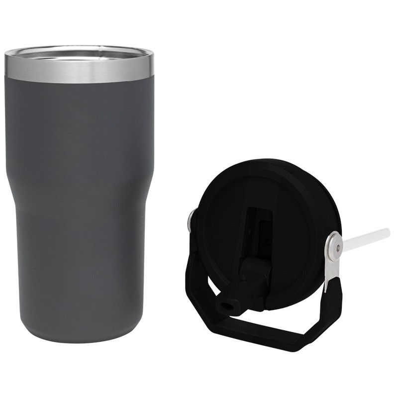 Vacuum Tumbler with Handle & Flip Straw Lid 4