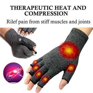Fingertip Open Arthritis Mild Compression Gloves 4