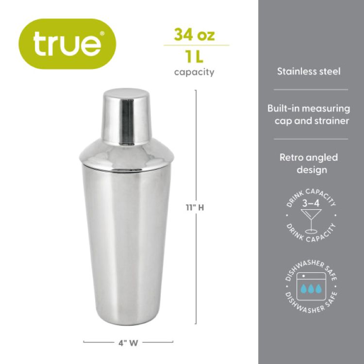 True® Retro 34 Ounce Cocktail Shaker 7