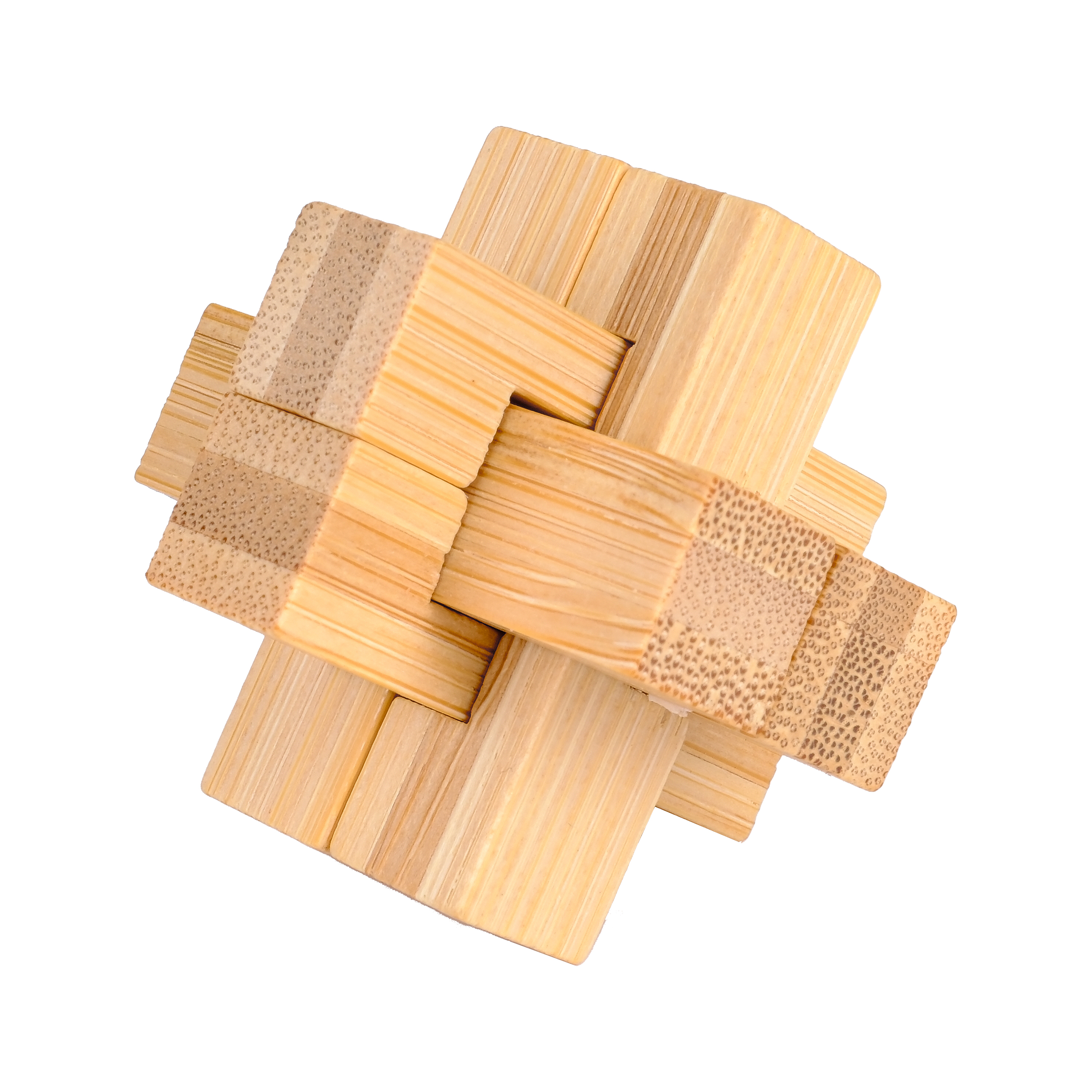 Bamboo Brainteaser Puzzle Set 6