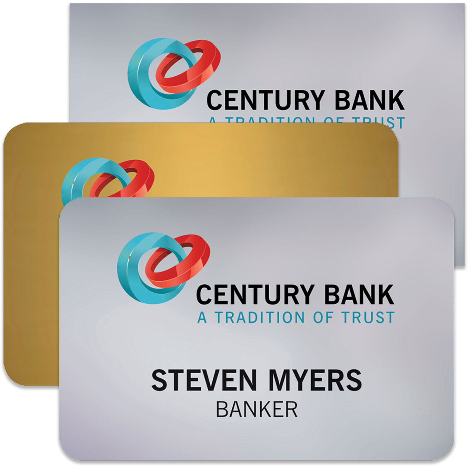 Charleston Plastic Express Name Badge (Standard Size 2" x 3")