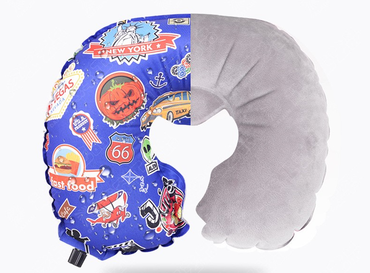 Portable Inflatable U-Shaped Pillow 3