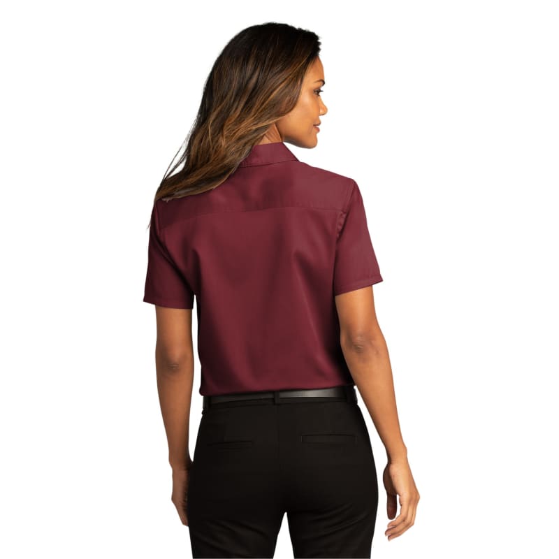 Port Authority Ladies Short Sleeve SuperPro React Twill Shirt. 56