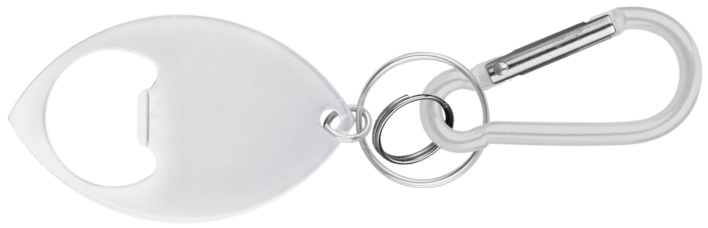 Football Shaped Bottle Opener w/ Key Ring & Carabiner 5