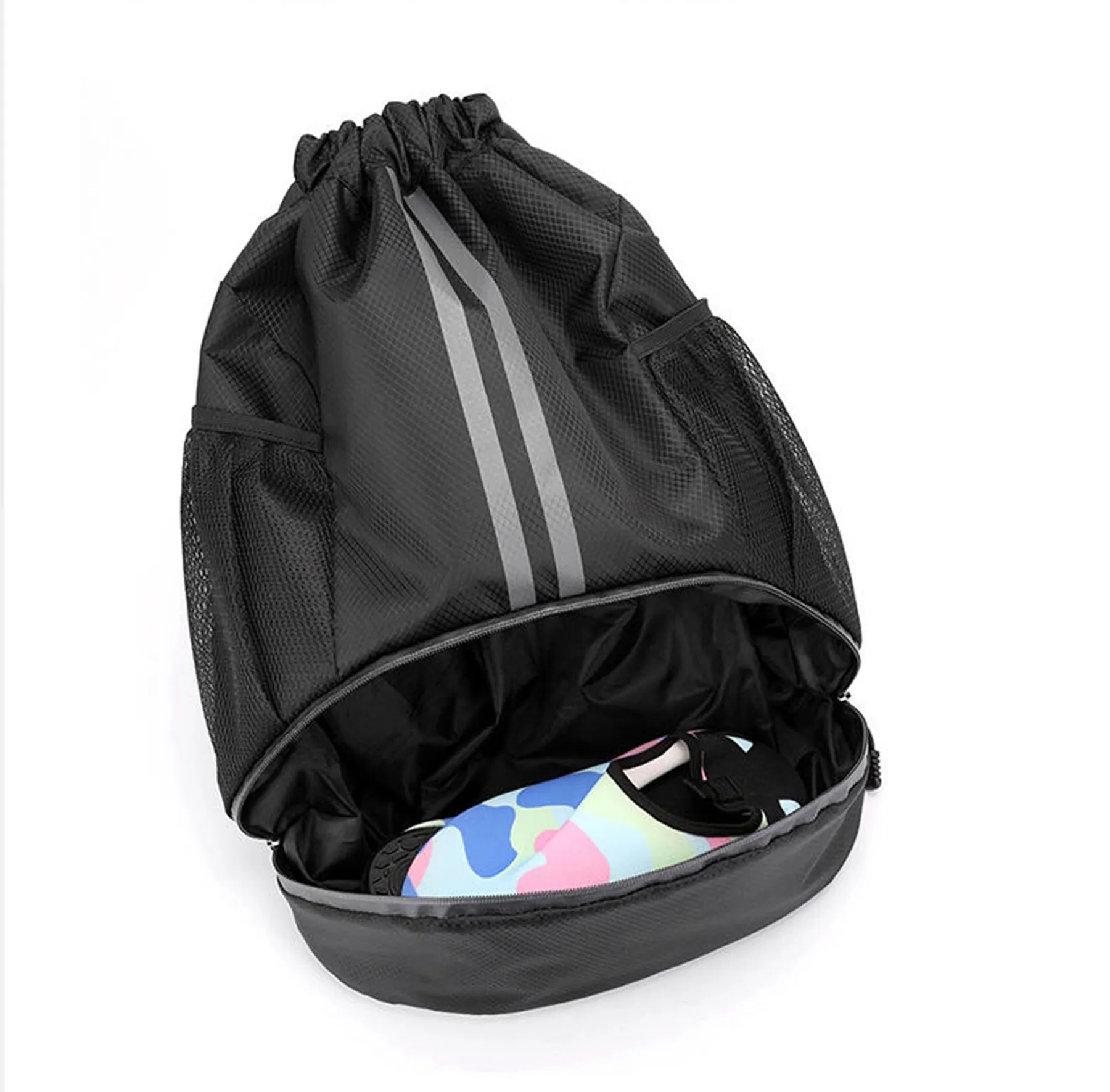 Waterproof Dry Wet Separate Drawstring Backpack 2